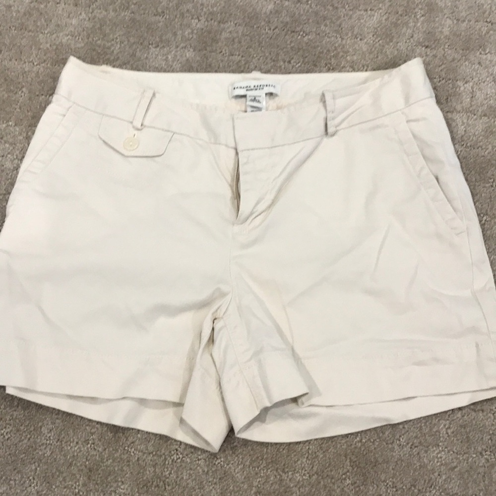 Khaki dress shorts